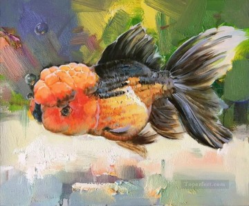 Goldfish 0 391 fish Oil Paintings